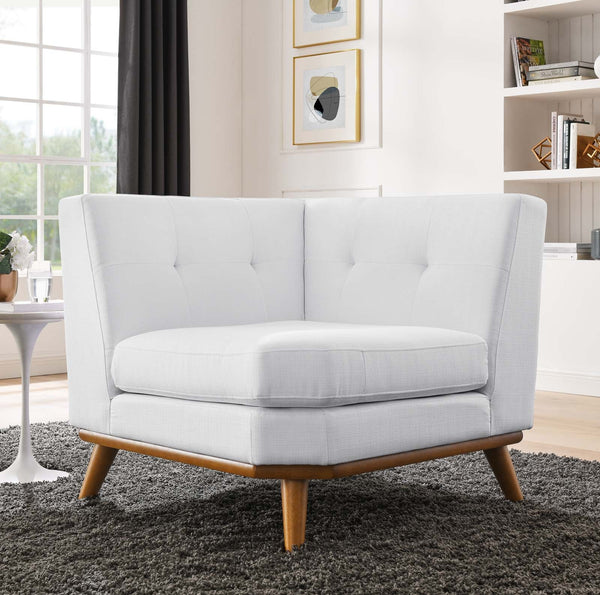 Brianna Upholstered Fabric Corner Chair