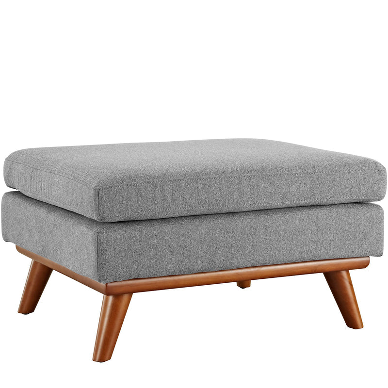 Brianna Upholstered Fabric Ottoman