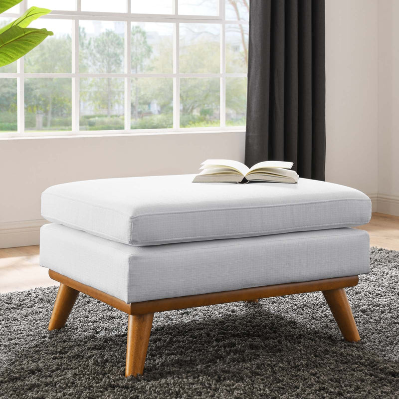 Brianna Upholstered Fabric Ottoman