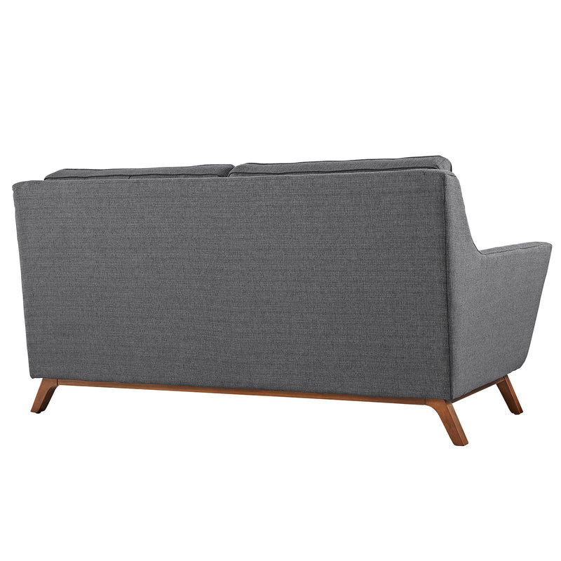 Valentina Upholstered Fabric Loveseat