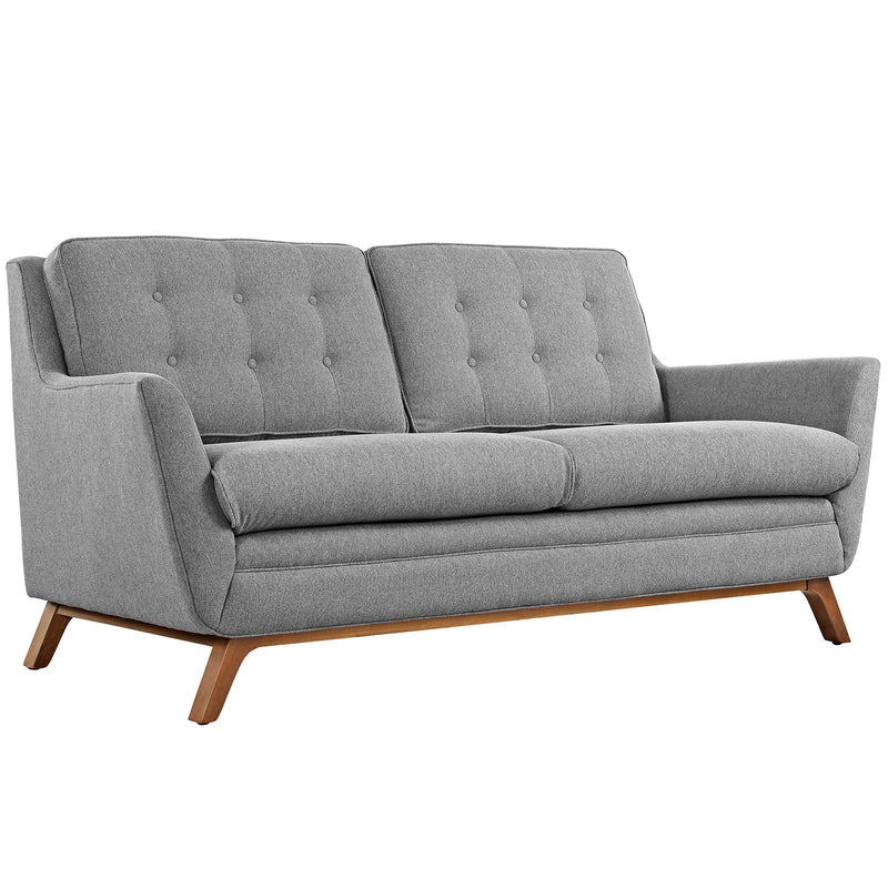 Valentina Upholstered Fabric Loveseat