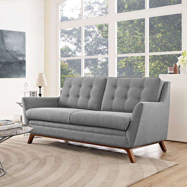 Valentina Upholstered Fabric Loveseat