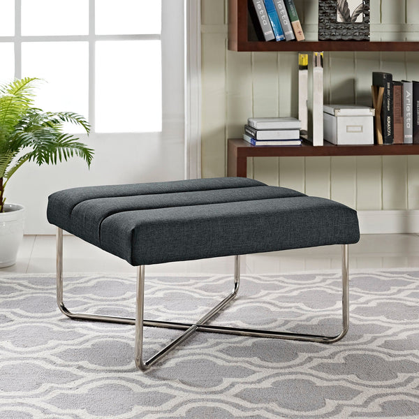 Beckham Upholstered Fabric Ottoman