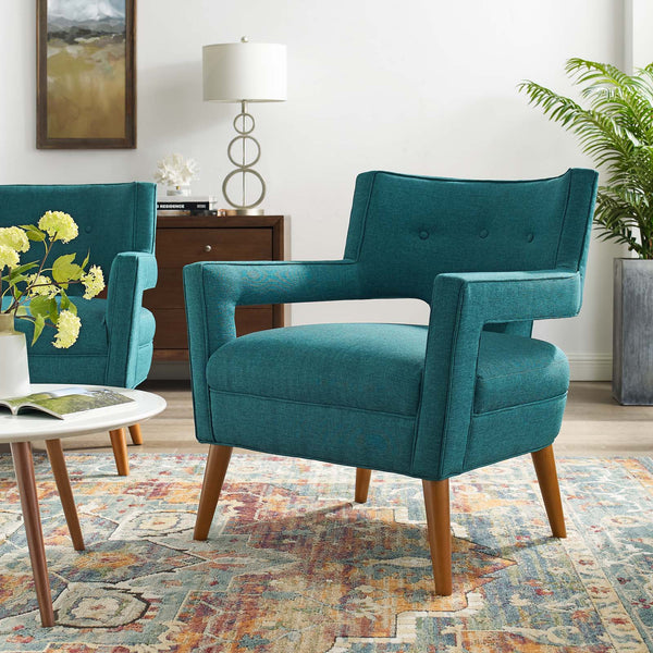 Francesca Upholstered Fabric Armchair