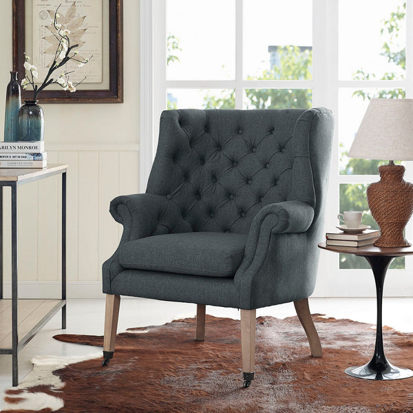 Ashlynn Upholstered Fabric Lounge Chair