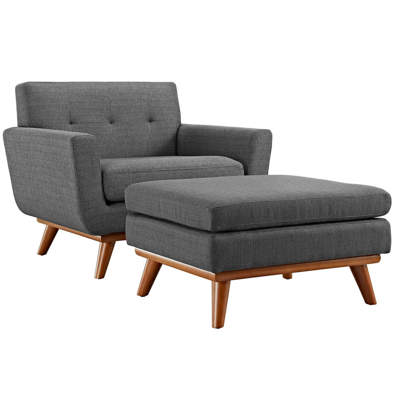 Brianna 2 Piece Armchair and Ottoman