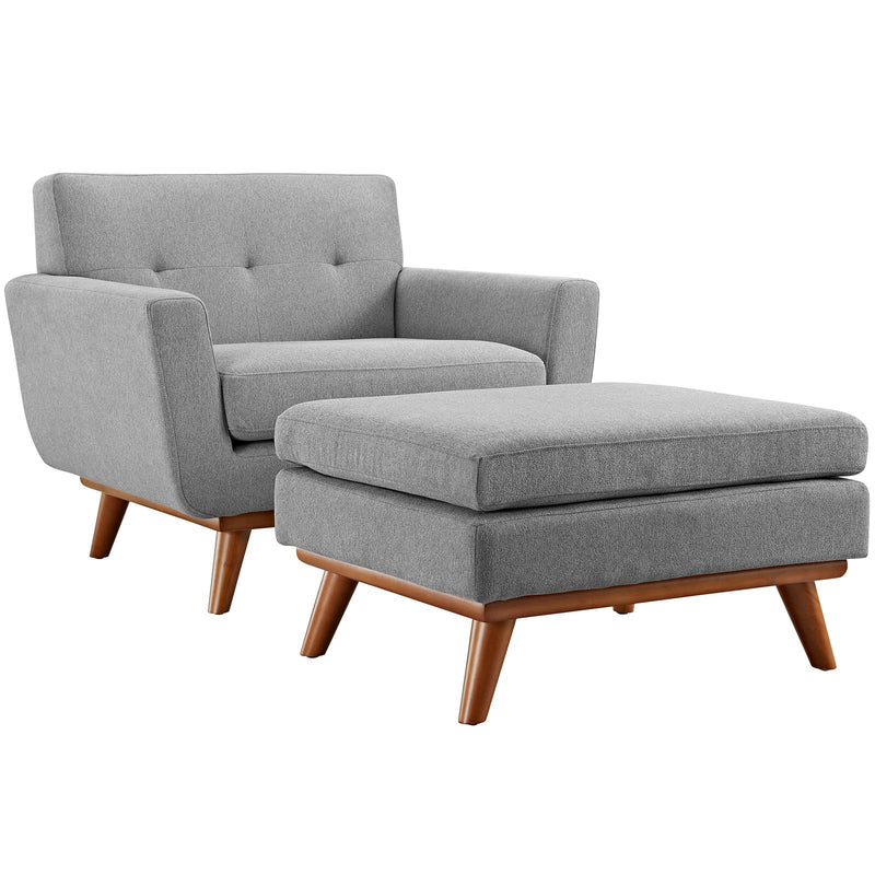 Brianna 2 Piece Armchair and Ottoman