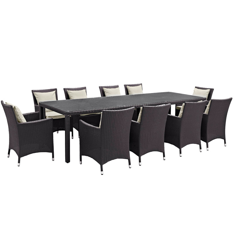 Ariyah 11 Piece Outdoor Patio Dining Set