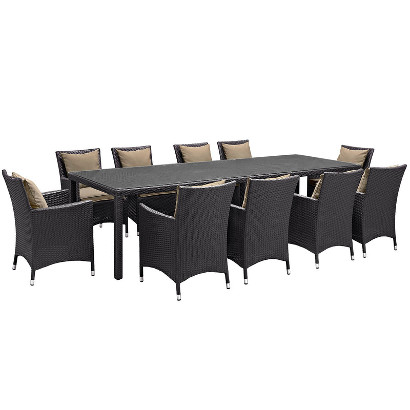 Ariyah 11 Piece Outdoor Patio Dining Set