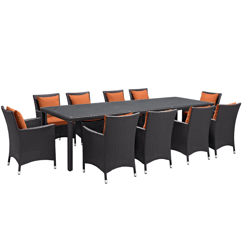 Ariyah 11 Piece Outdoor Patio Dining Set