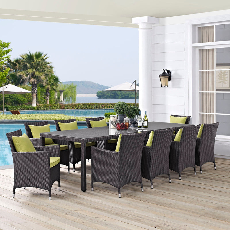 Ariyah 11 Piece Outdoor Patio Dining Set