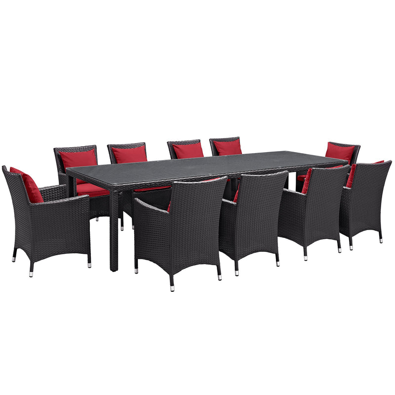 Ariyah 11 Piece Outdoor Patio Dining Set