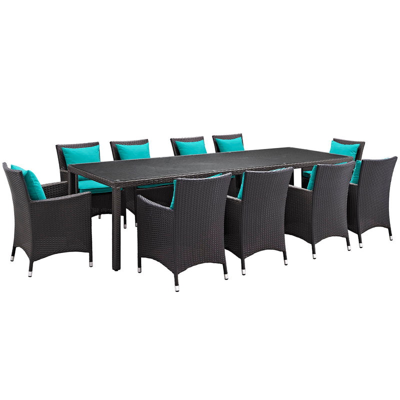 Ariyah 11 Piece Outdoor Patio Dining Set