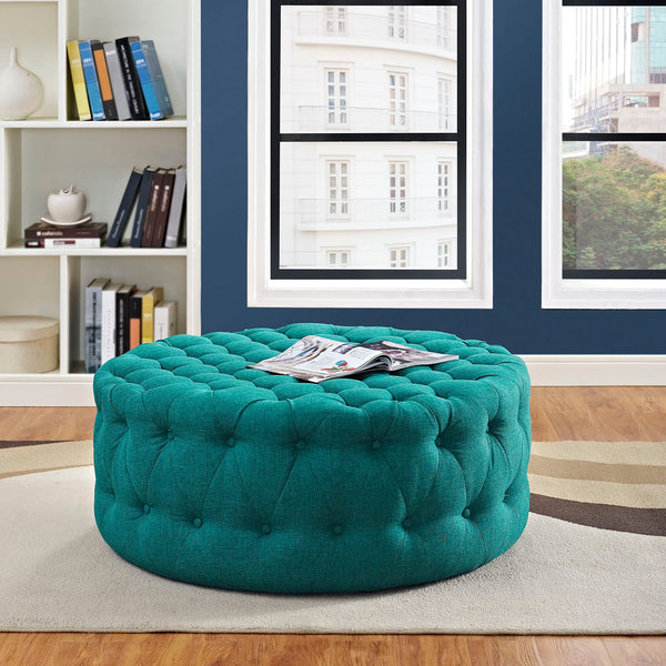 Anakin Upholstered Fabric Ottoman