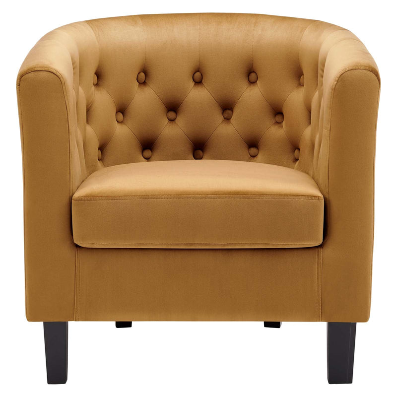 Jamal Performance Velvet Armchair