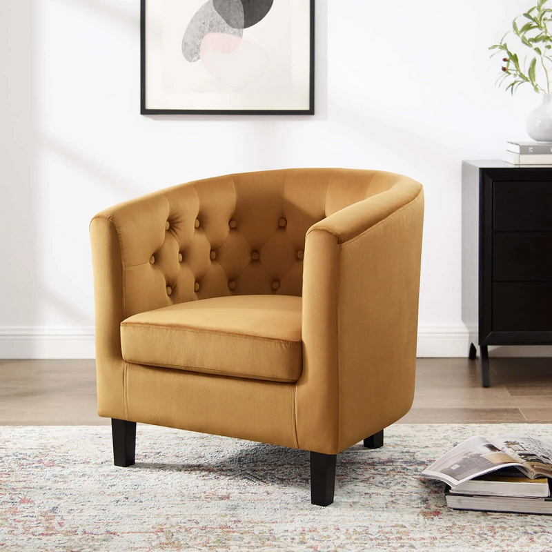 Jamal Performance Velvet Armchair