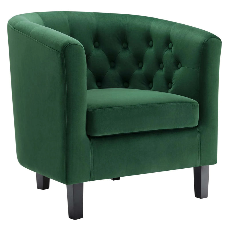 Jamal Performance Velvet Armchair