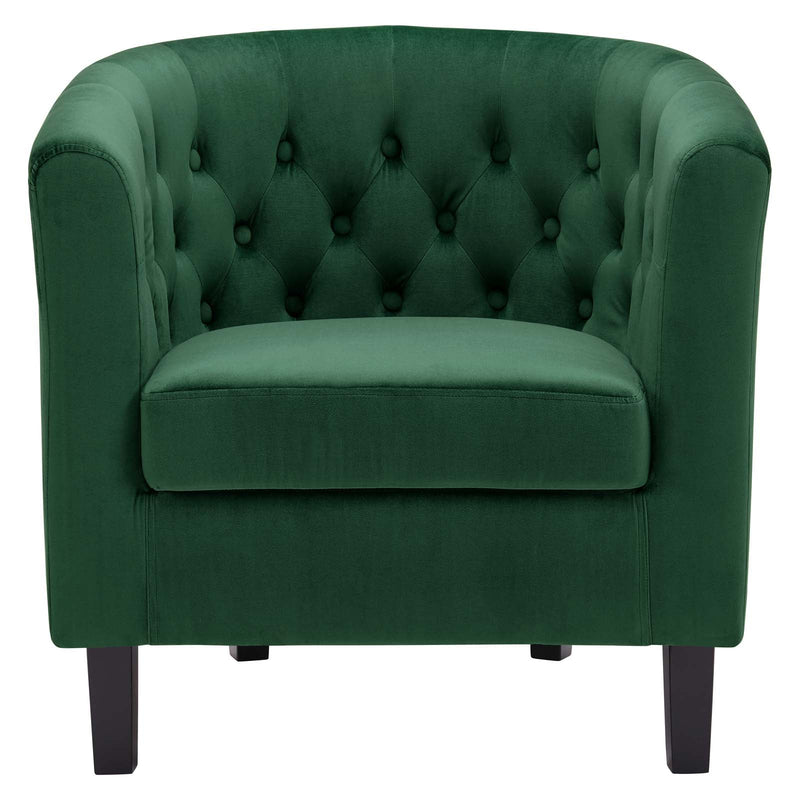 Jamal Performance Velvet Armchair