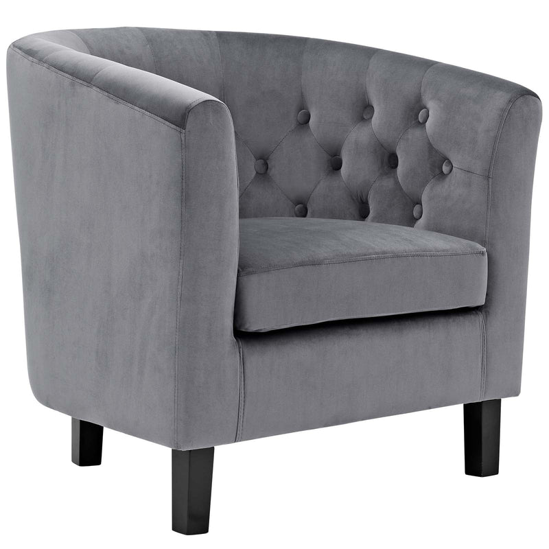 Jamal Performance Velvet Armchair