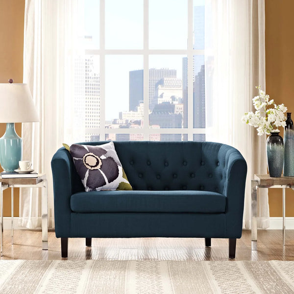 Jamal Upholstered Fabric Loveseat