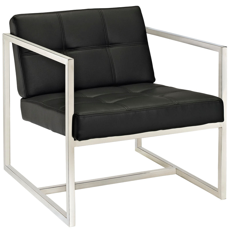 Major Upholstered Vinyl Lounge Chair