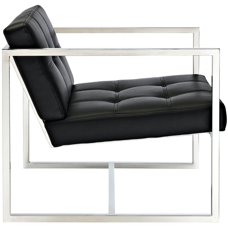 Major Upholstered Vinyl Lounge Chair