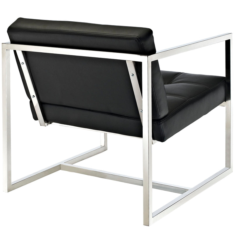 Major Upholstered Vinyl Lounge Chair