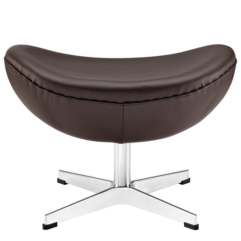 Aleena Leather Ottoman