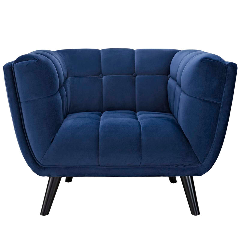 Atharv Performance Velvet Armchair