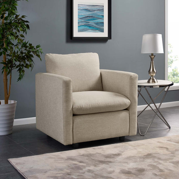 Charleigh Upholstered Fabric Armchair