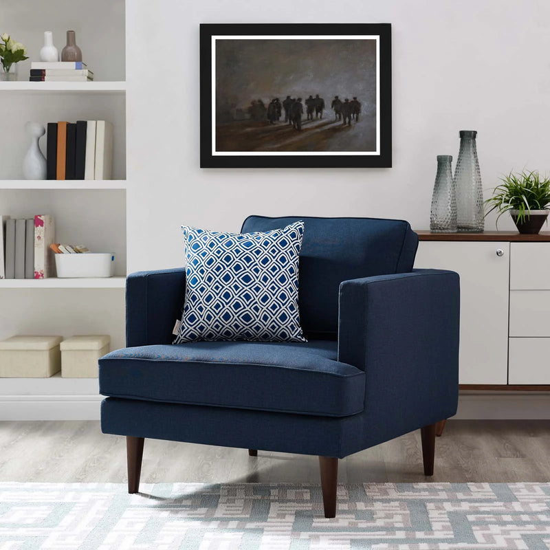 April Upholstered Fabric Armchair