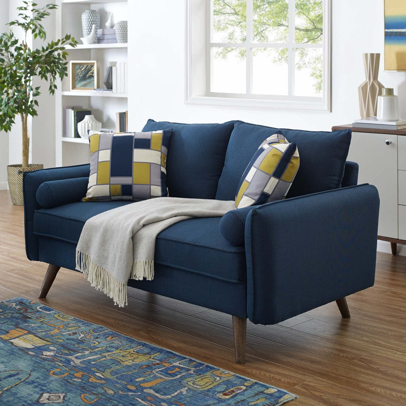 Dominik Upholstered Fabric Loveseat