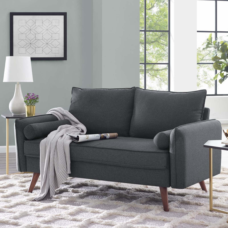 Dominik Upholstered Fabric Loveseat