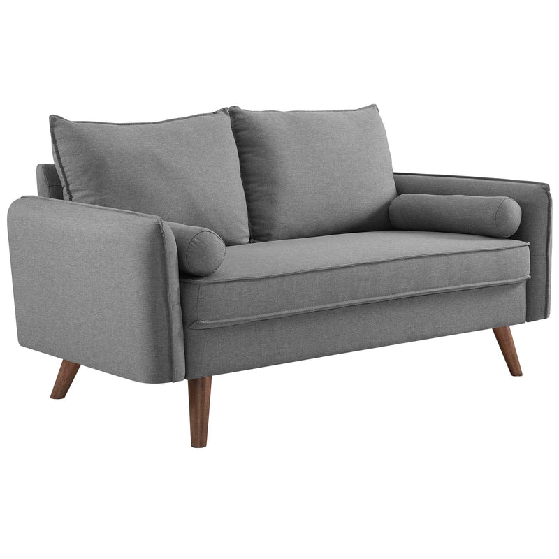 Dominik Upholstered Fabric Loveseat