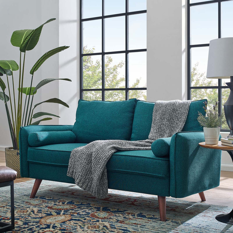 Dominik Upholstered Fabric Loveseat