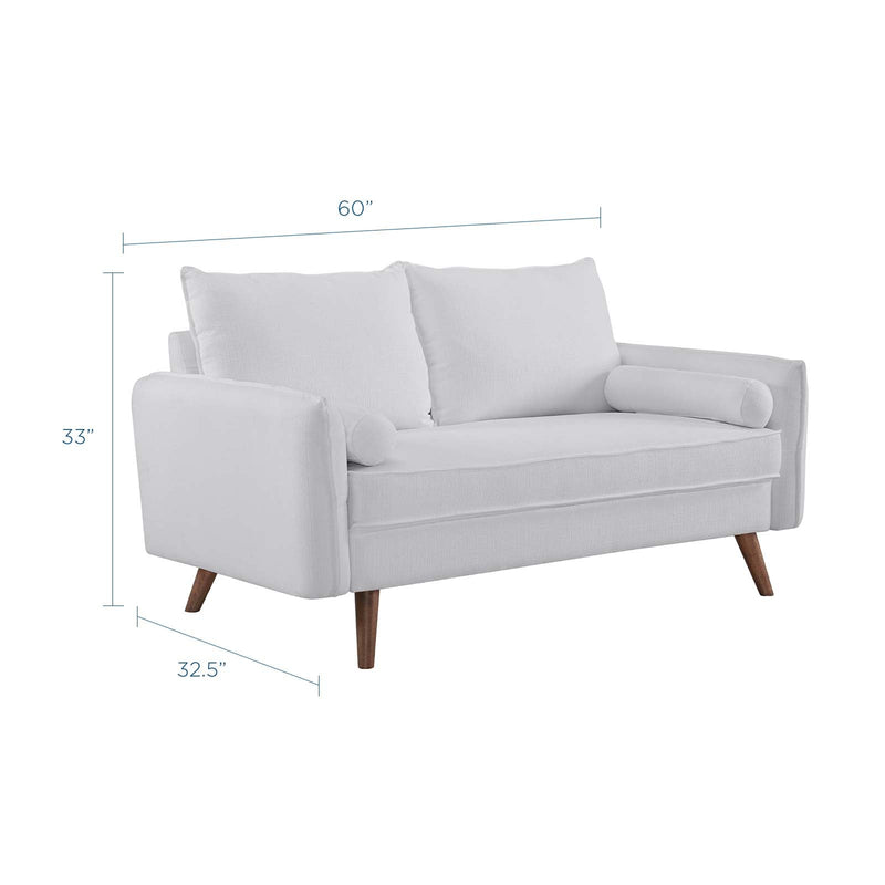 Dominik Upholstered Fabric Loveseat