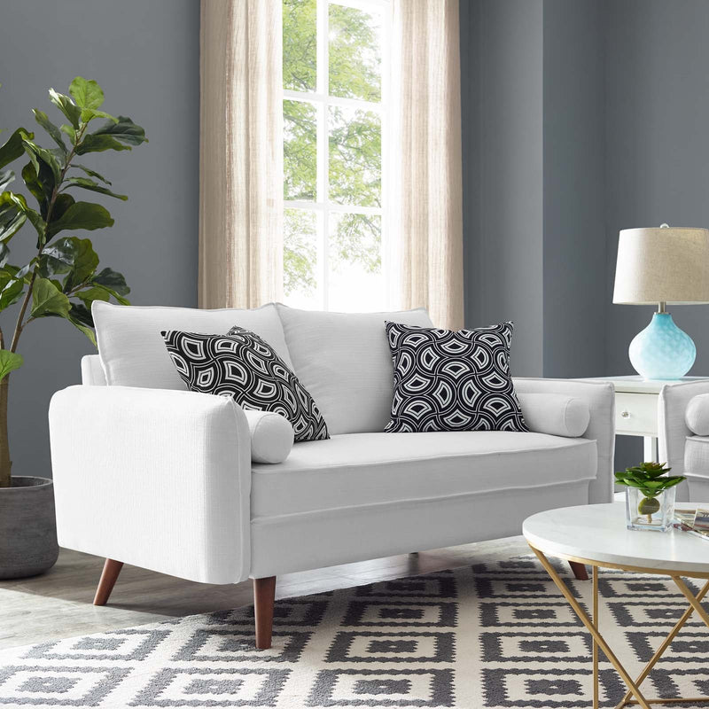 Dominik Upholstered Fabric Loveseat