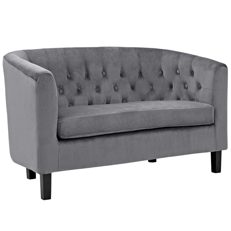 Jamal 2 Piece Performance Velvet Loveseat and Armchair Set