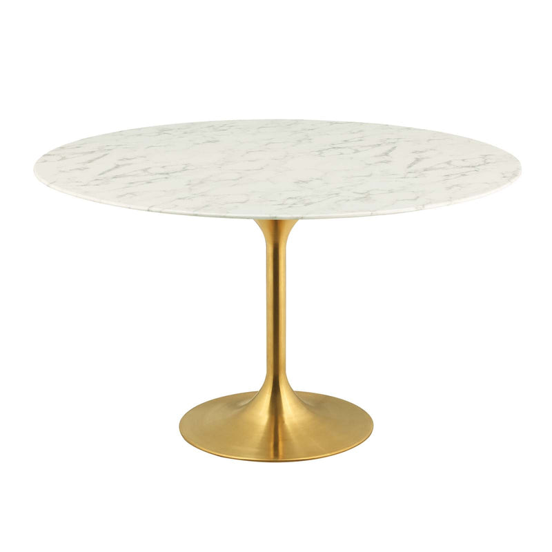 Fallon 54" Round Artificial Marble Dining Table