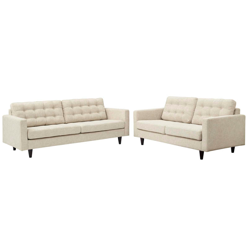 Alaric Sofa and Loveseat Set of 2