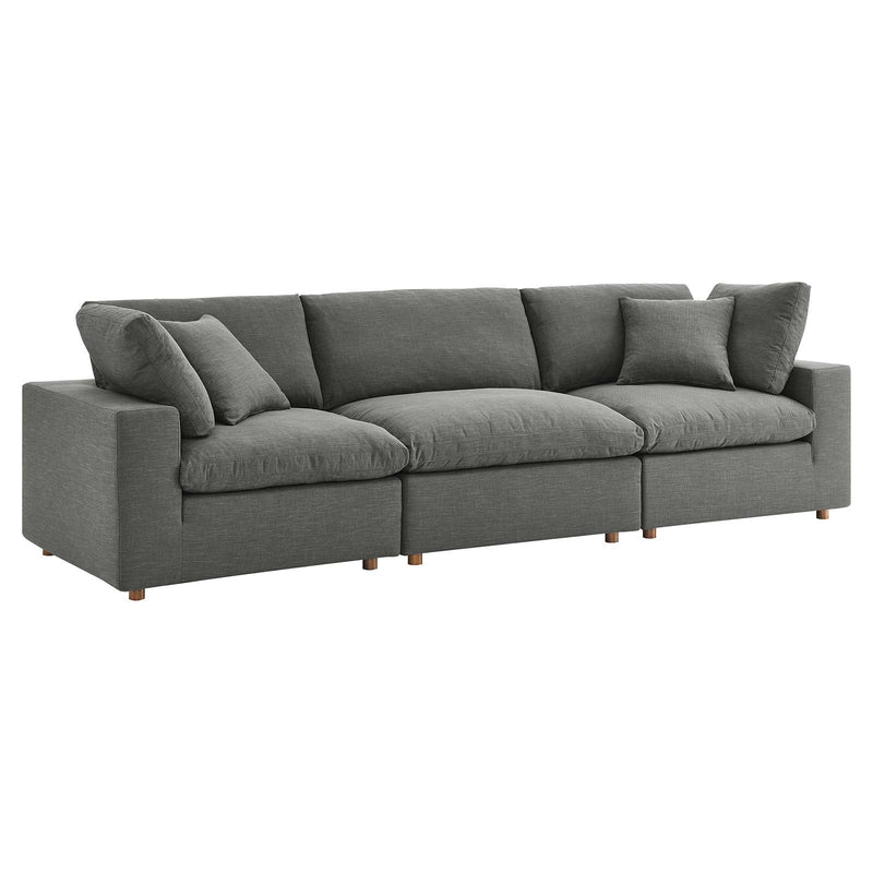 Liberty Down Filled Overstuffed 3 Piece Sectional Sofa Set