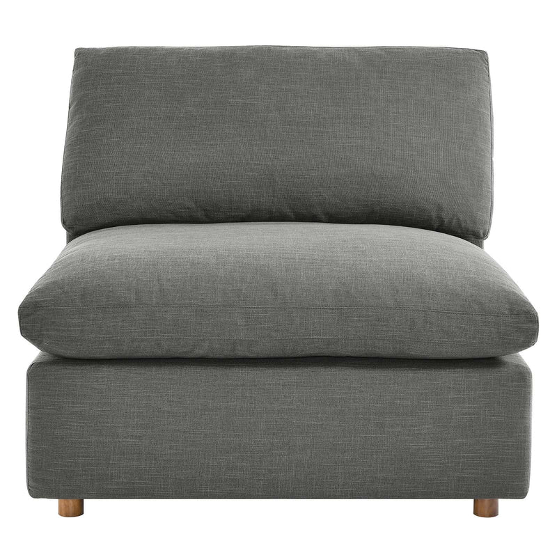 Liberty Down Filled Overstuffed 5-Piece Armless Sectional Sofa