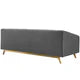 Emmanuel Vertical Channel Tufted Performance Velvet Sofa