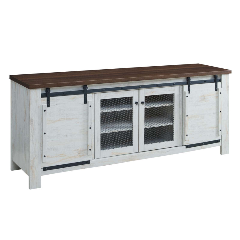 Isaiah 71" Rustic Sliding Door TV Stand