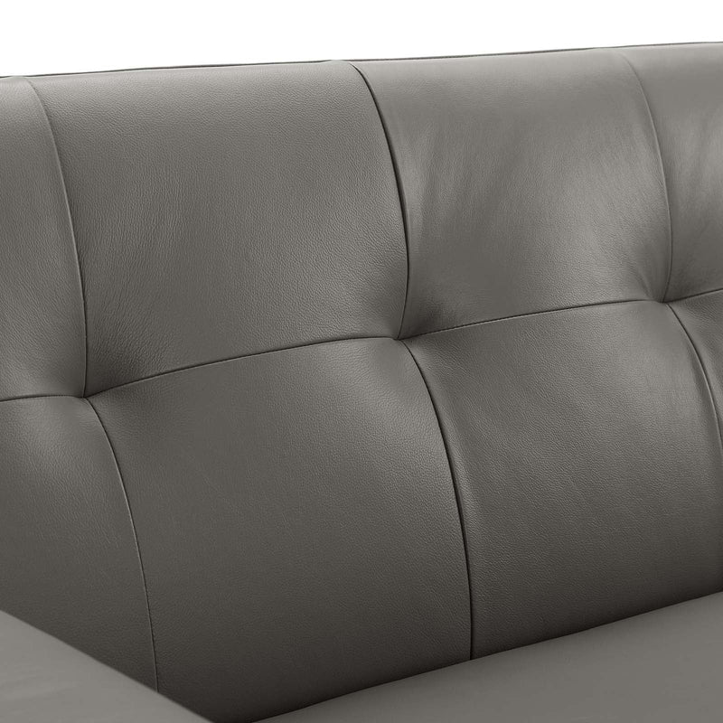 Leif Top-Grain Leather Living Room Lounge Sofa