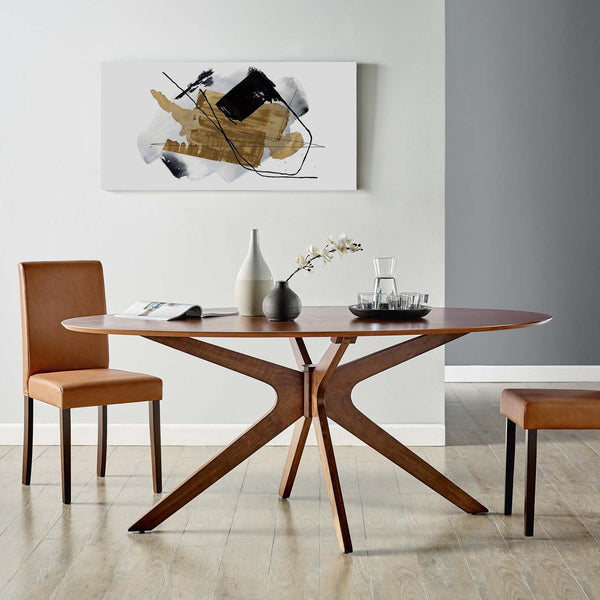 Cruz 71" Oval Wood Dining Table