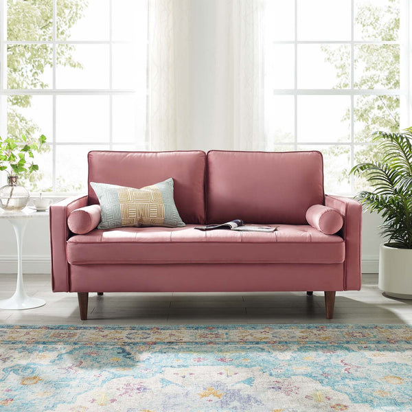 Cannon Performance Velvet Loveseat