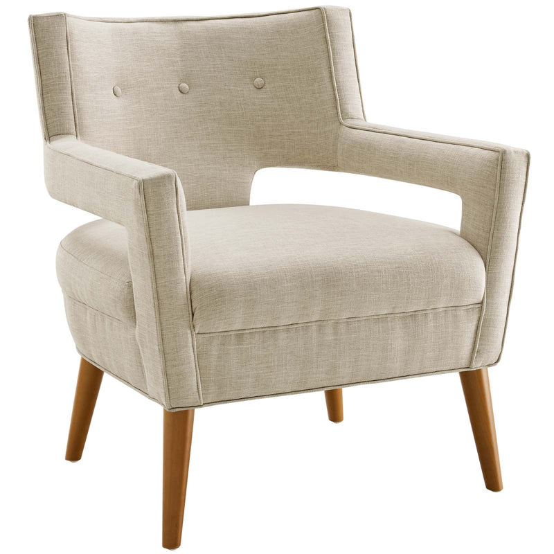 Francesca Upholstered Fabric Armchair Set of 2