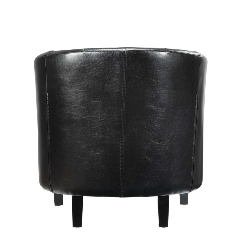 Jamal Upholstered Vinyl Armchair Set of 2