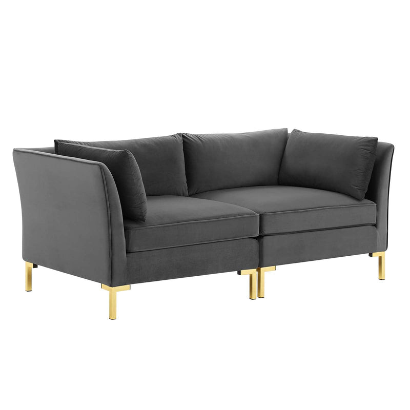 Boone Performance Velvet Loveseat